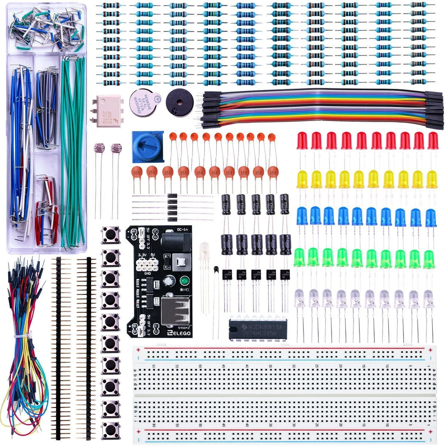 Upgraded Electronics Fun Kits (4 Versions) for Arduino?, Raspberry Pi, STM32